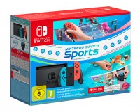 Nintendo Switch Hardware (Neon Red/Neon Blue) Switch Sports Set + 12 Months NSO